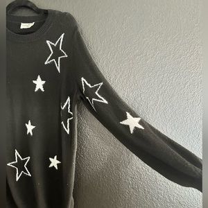 Never worn. Black Star Tunic Sweater.
